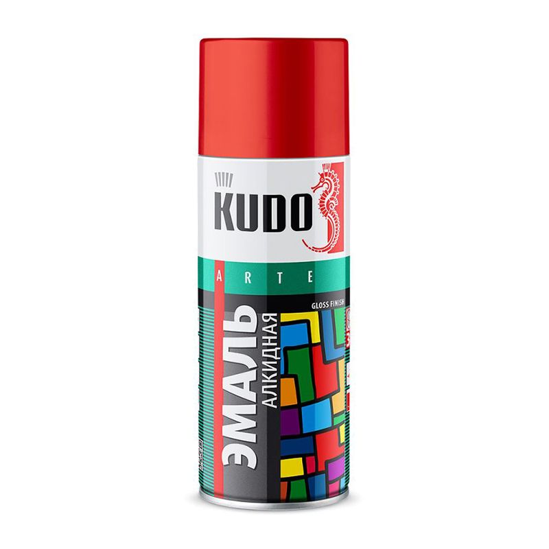 

Эмаль аэрозольная KUDO зеленая, 0,52л