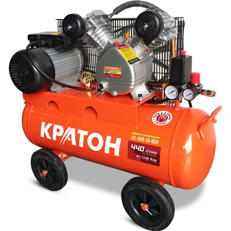

Компрессор с ременной передачей Кратон AC-440-50-BDV