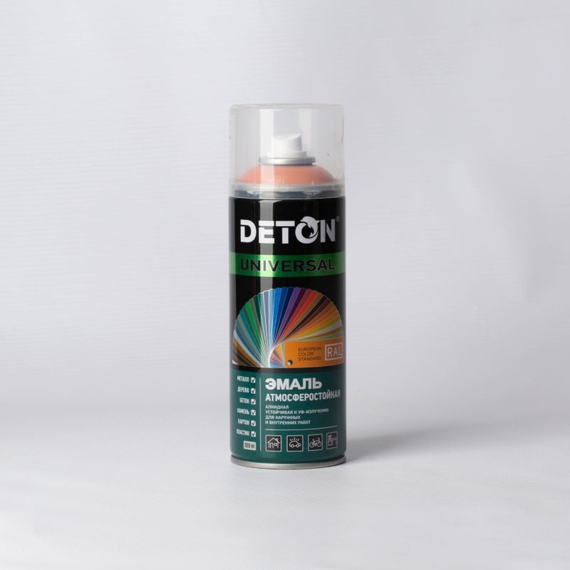 

Эмаль аэрозольная DETON бежевая (RAL 3012), 0,52л, Бежевый