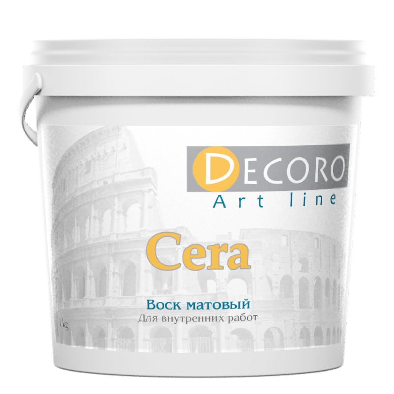 

Воск для фактурных покрытий Decoro Cera матовый, 1кг