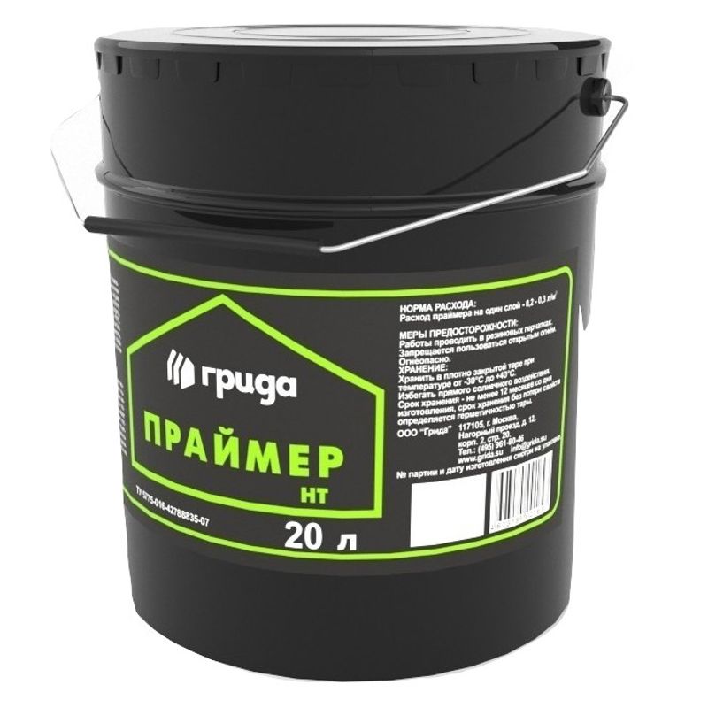 

Праймер битумный НТ Грида 20 л, Черный
