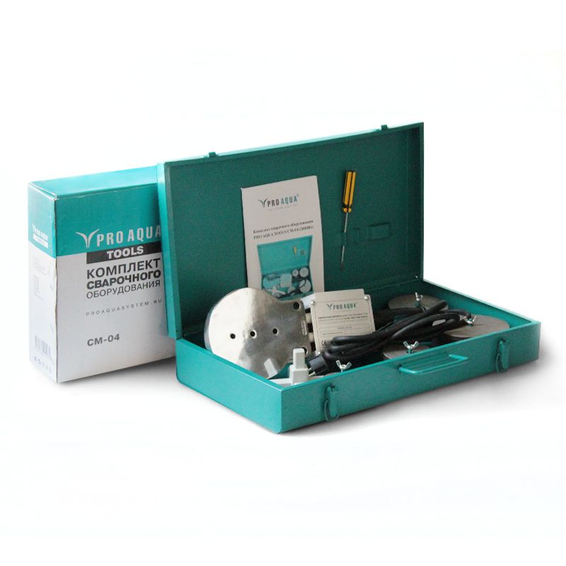 

Комплект сварочного оборудования PRO AQUA TOOLS PP-R 2000 Вт CM-04
