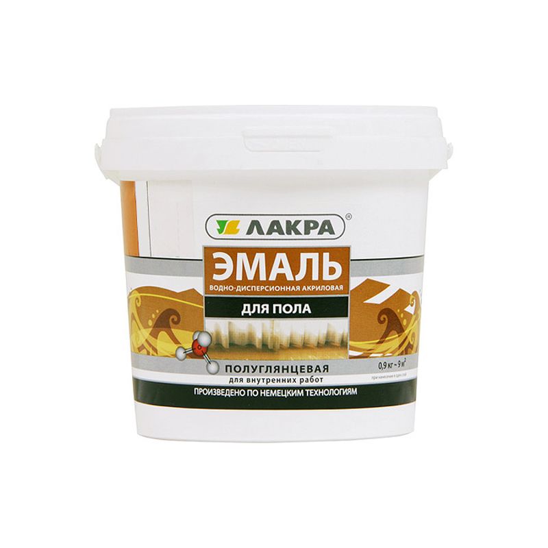 

Эмаль для пола Лакра золотисто-коричневая 0.9кг