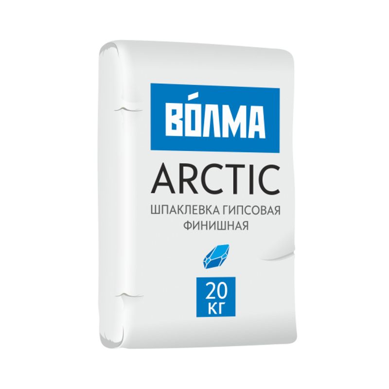 

Шпаклевка Волма Арктик 20кг, Белоснежная