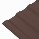 Профнастил МП-20 1150x2000 (ПЭ-RAL 8017-0,45мм) коричневый шоколад