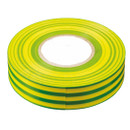 Изолента ПВХ желто-зеленая 15мм 20м