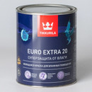 Краска для кухонь и ванных Tikkurila Euro Extra 20 полуматовая база A 0,9 л