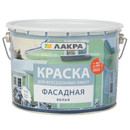 Краска фасадная Лакра всесезонная белая 14 кг