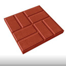 Плитка тротуарная полимерпесчаная 250х250х20 мм, красная