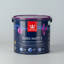 Краска для гостиных и спален Tikkurila Euro Matt 3 матовая 2,7 л