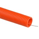 Труба гофрированная ПНД 25 мм с протяжкой оранжевая (50 м) ДКС 71925