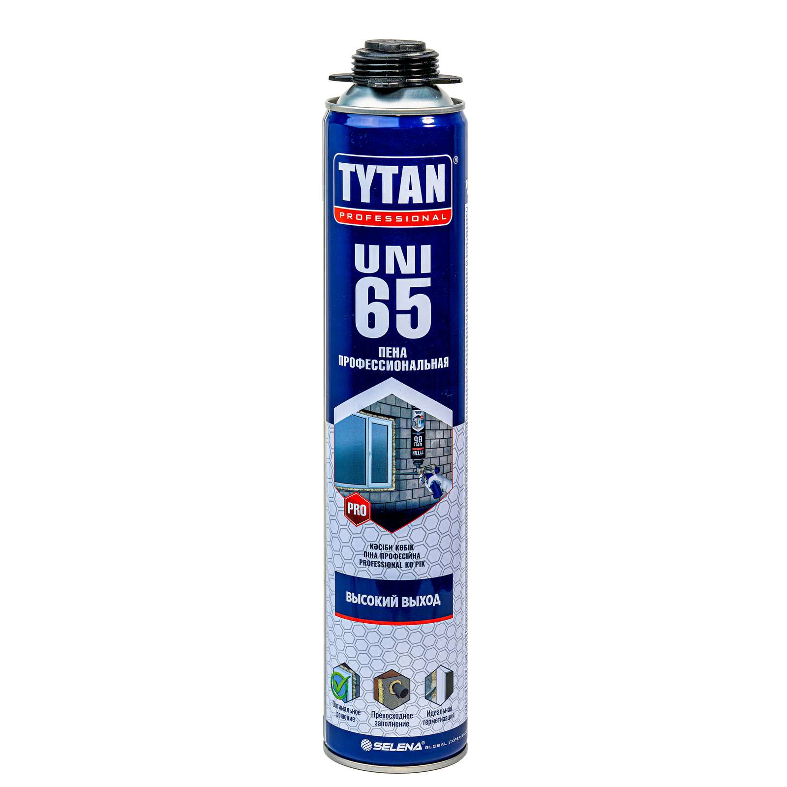 Пена монтажная Tytan 65 UNI профессиональная, 750 мл