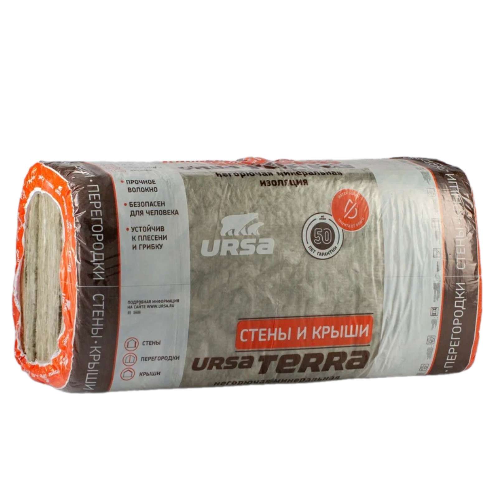 Утеплитель URSA TERRA 36λ (1250х610х50мм) 10 шт/уп