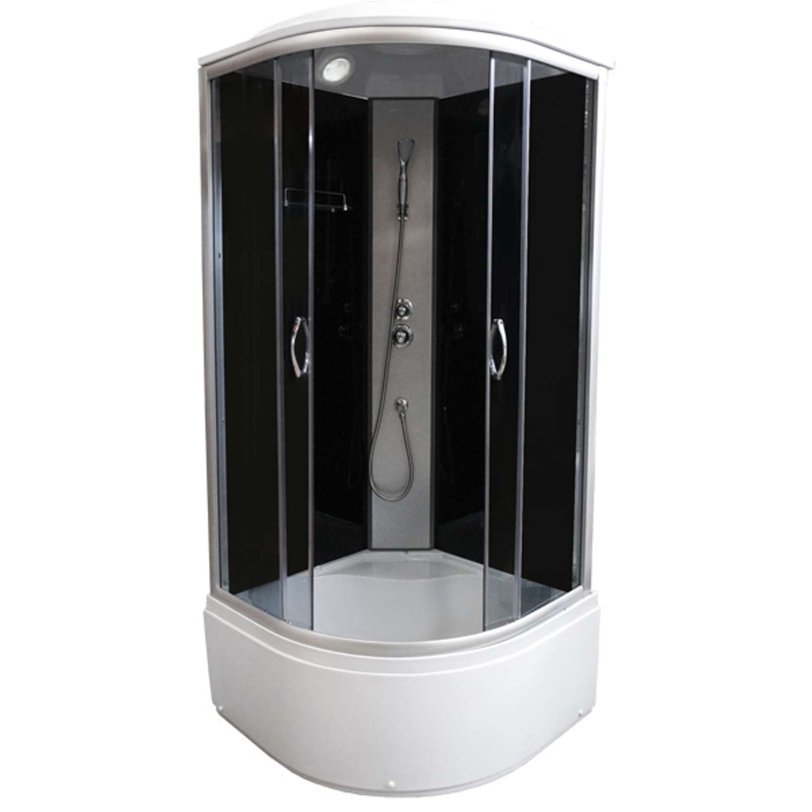 Душевая кабина Faro 460/2 90х90 полукруглая (4147046)