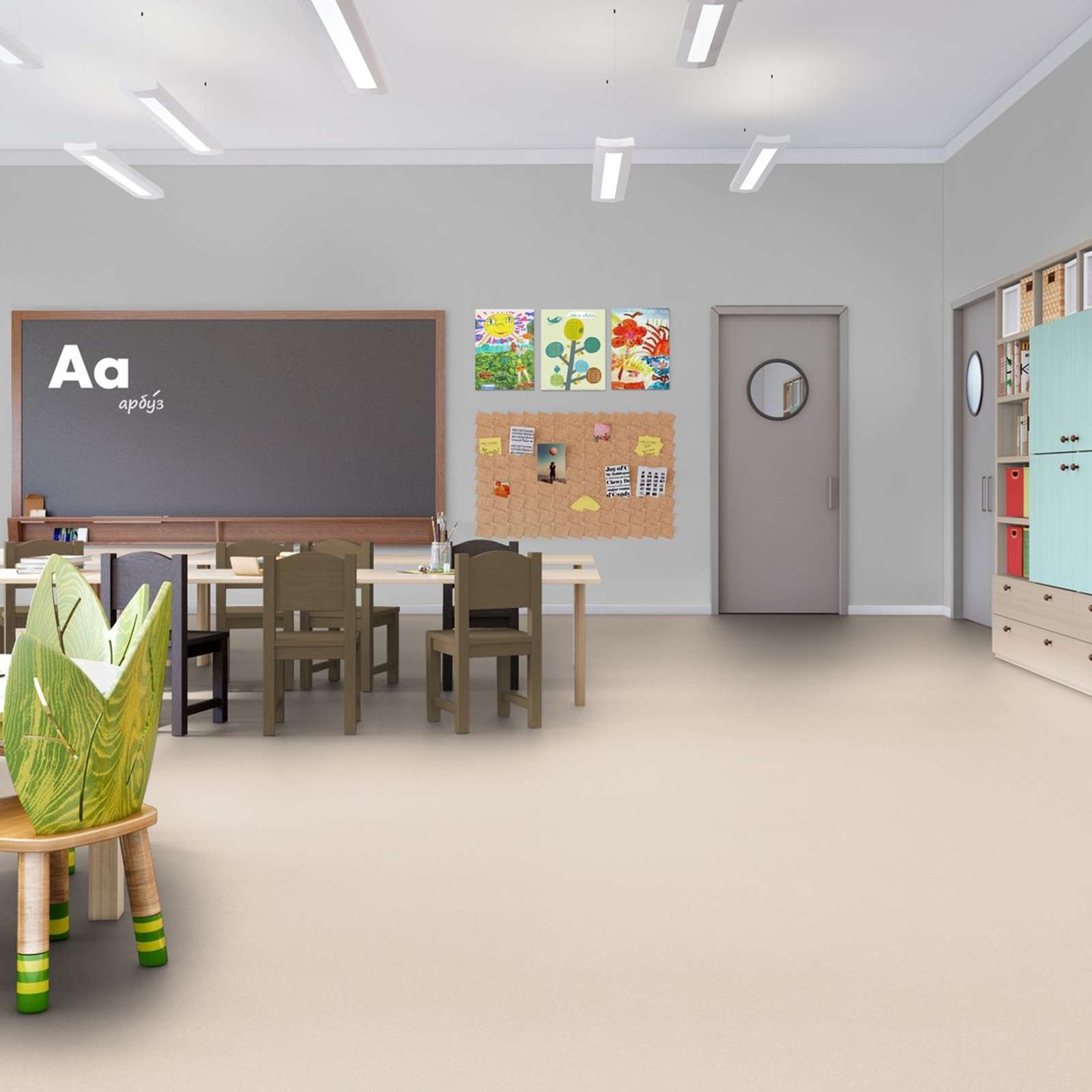 Линолеум Tarkett коммерческий гетерогенный Acczent Pro Aspect 4 4 м