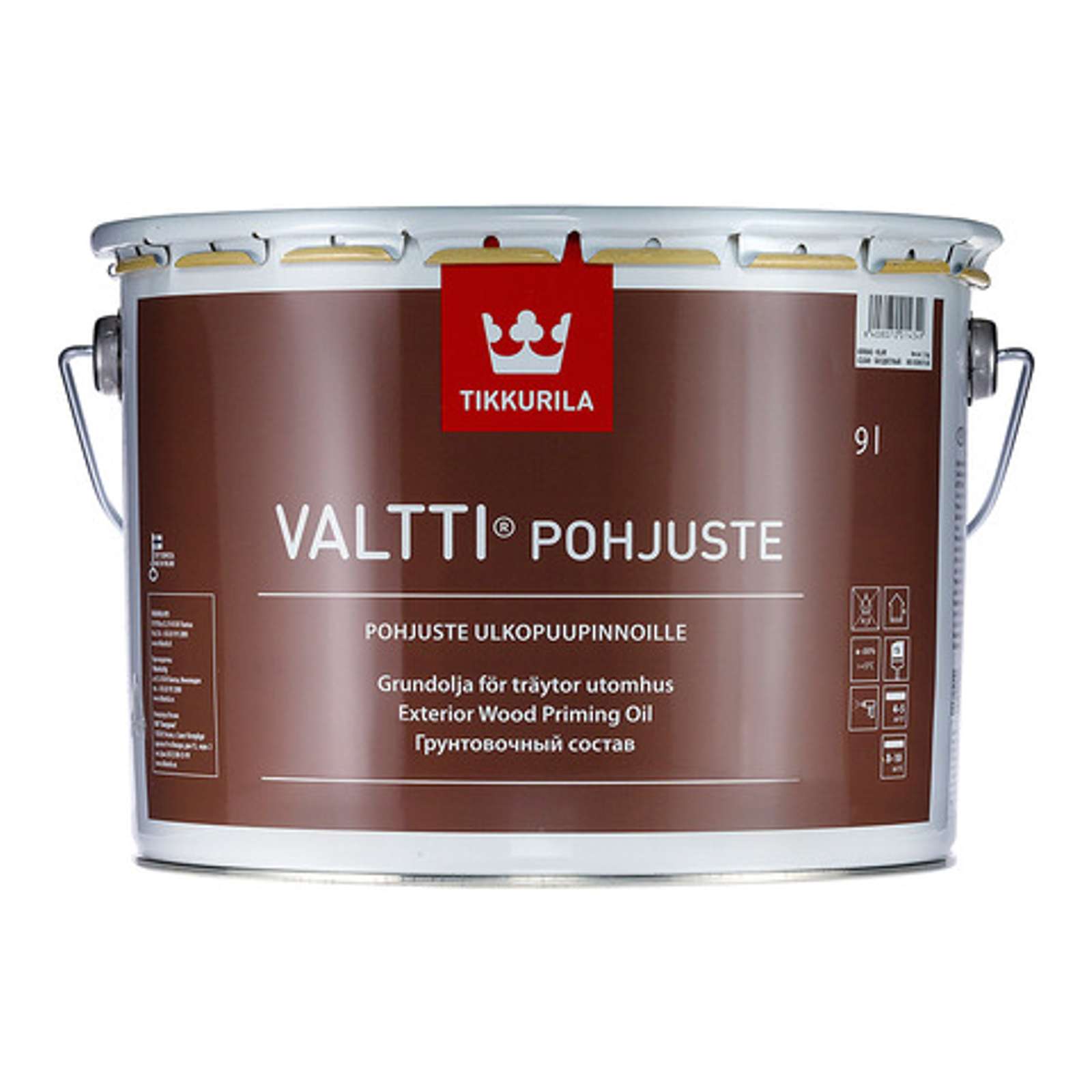 Антисептик Tikkurila Valtti Primer (Pohjuste) Бесцветный, 9л