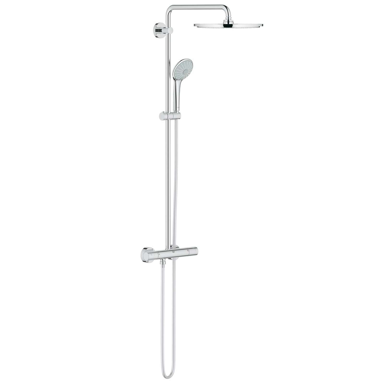 Душевая система с термостатом Grohe Euphoria Cube 26075000 для душа