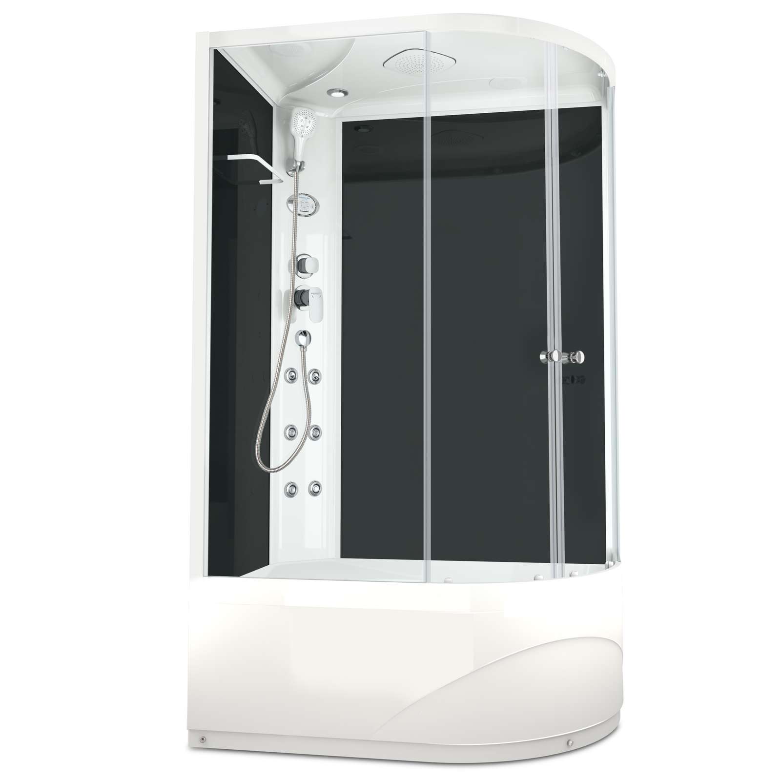 Душевая кабина Domani-Spa Delight 120x80 high асимметричная левая (4140900)