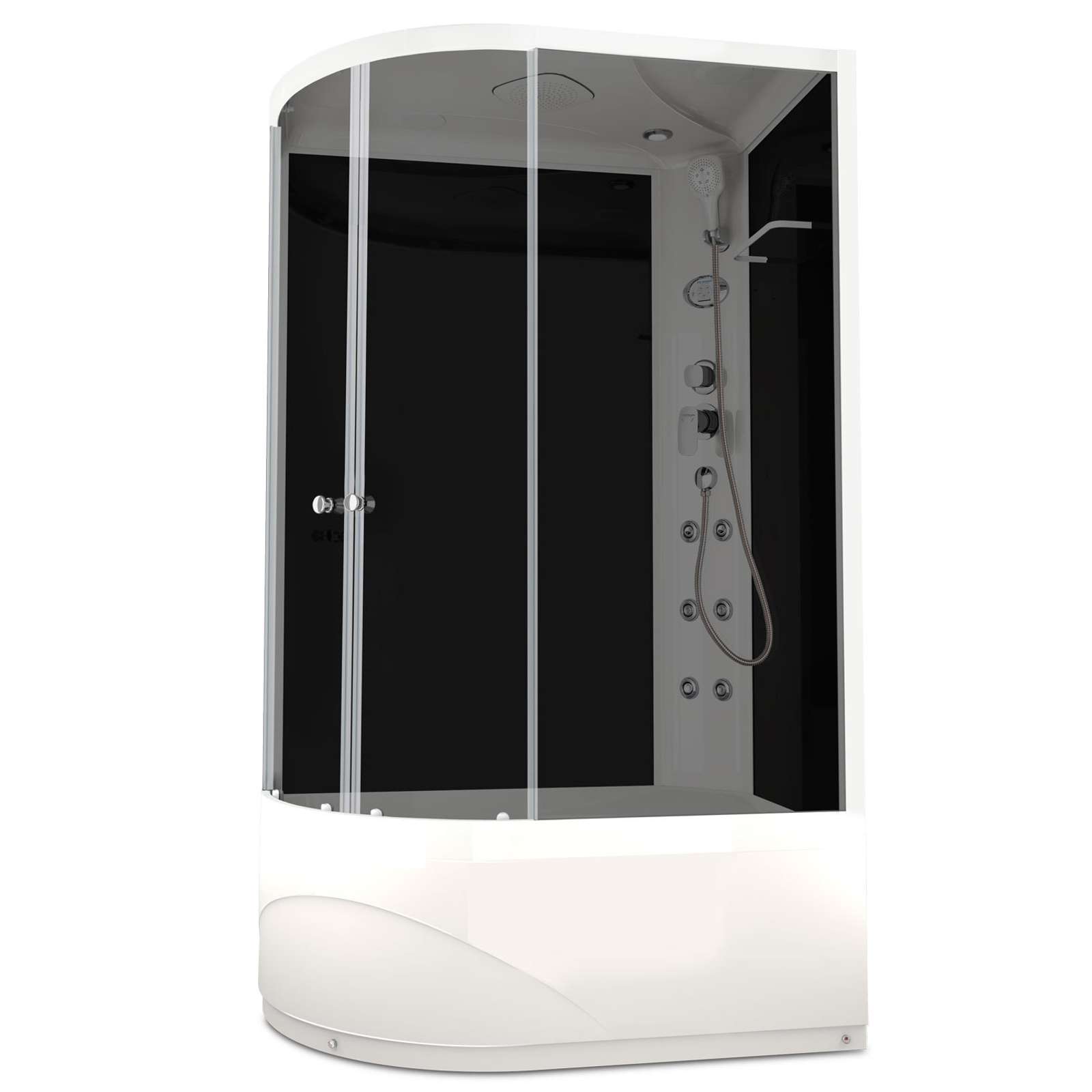 Душевая кабина Domani-Spa Delight 128 R high 120x80 асимметричная правая (4140767)