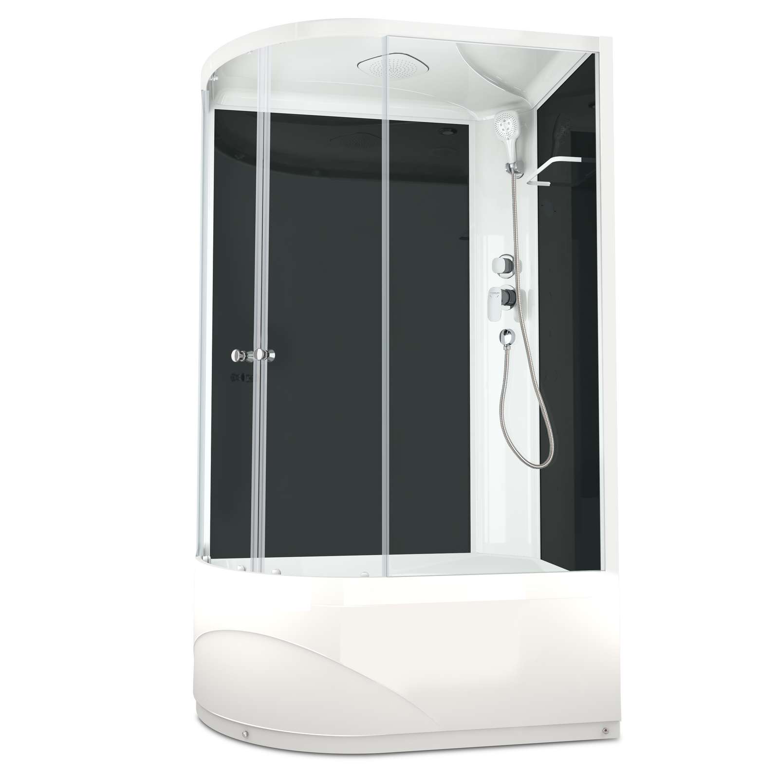 Душевая кабина Domani-Spa Delight 128 R high 120х80 асимметричная правая (4140897)