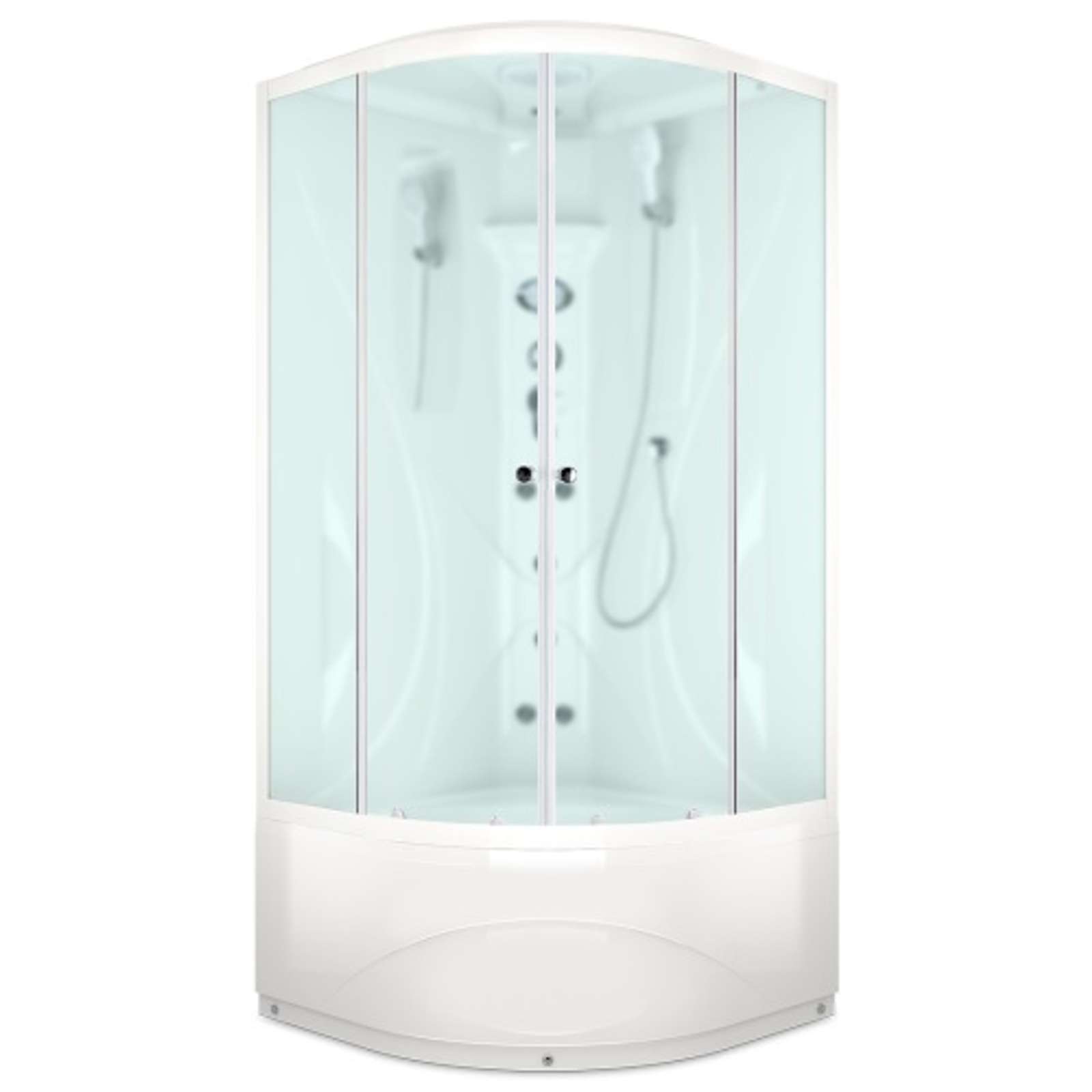Душевая кабина Domani-Spa Elegance 90x90 полукруглая (4140791)