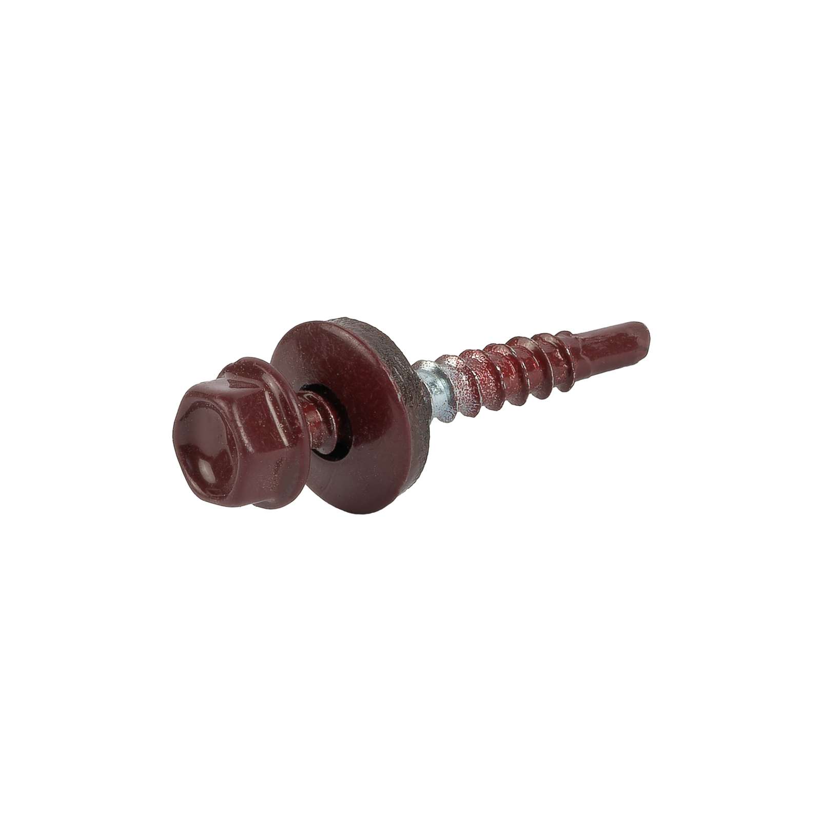 Саморез кровельный 4,8х35 RAL 3005 красный KRcwZD Yoko