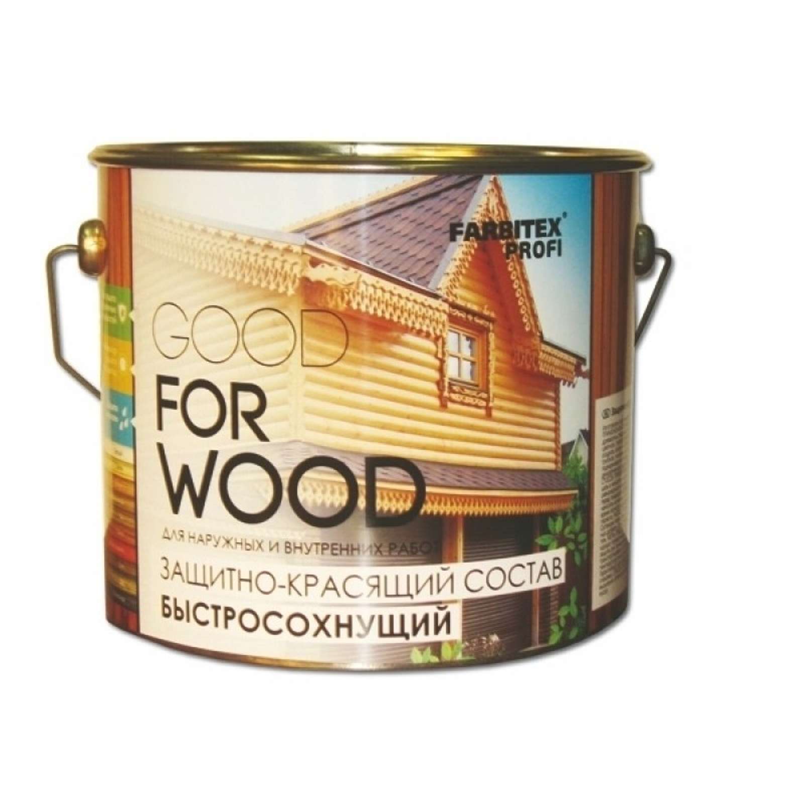 Деревозащитное средство Farbitax Профи Wood Красное дерево, 3л