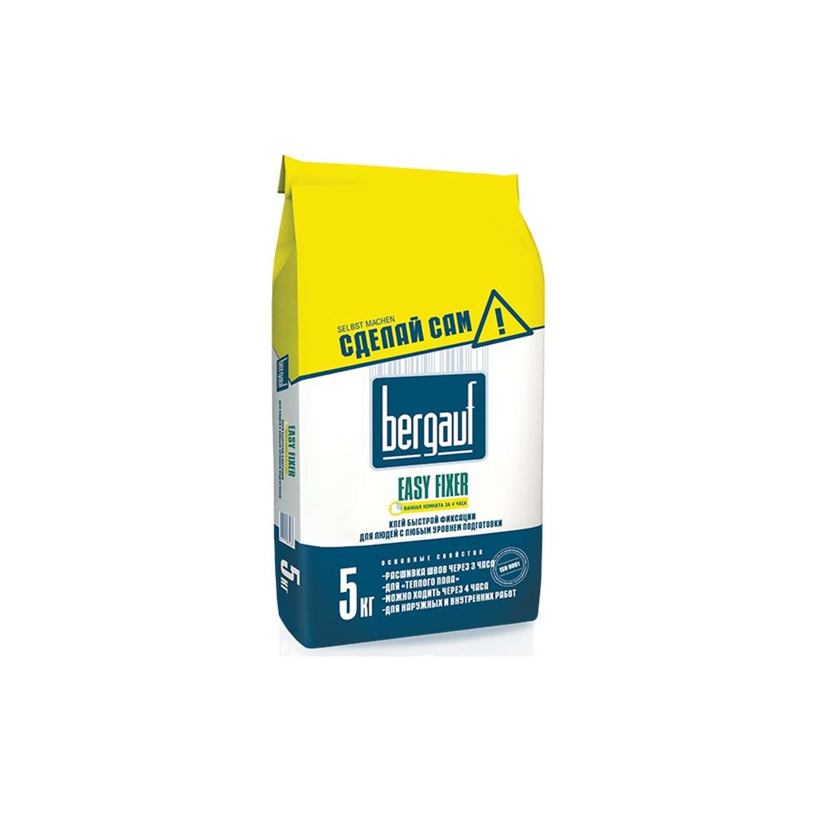 Клей для плитки Bergauf Easy Fixer, 5кг