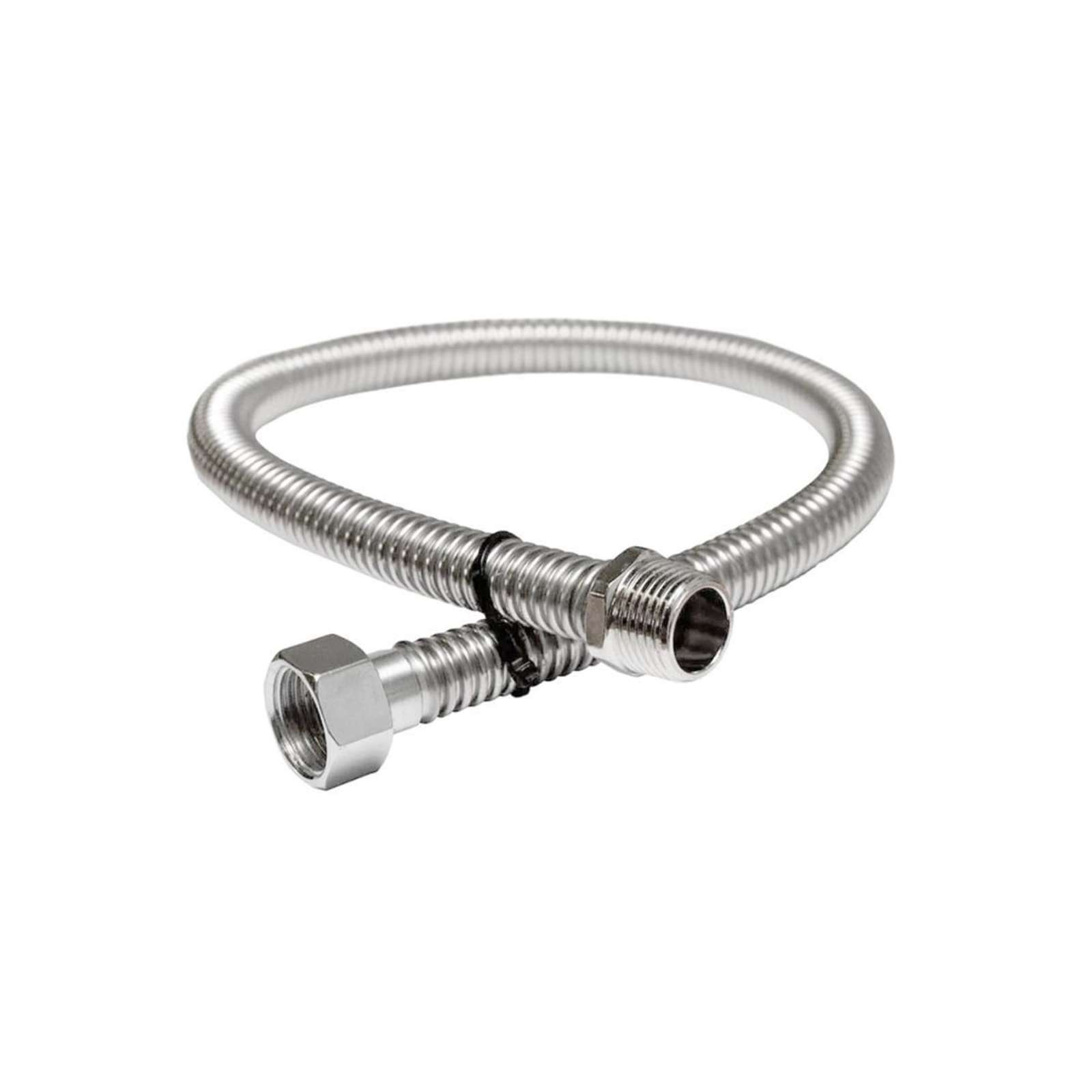 Металлическая подводка для газа 3/4" 1 м (гайка/штуцер)