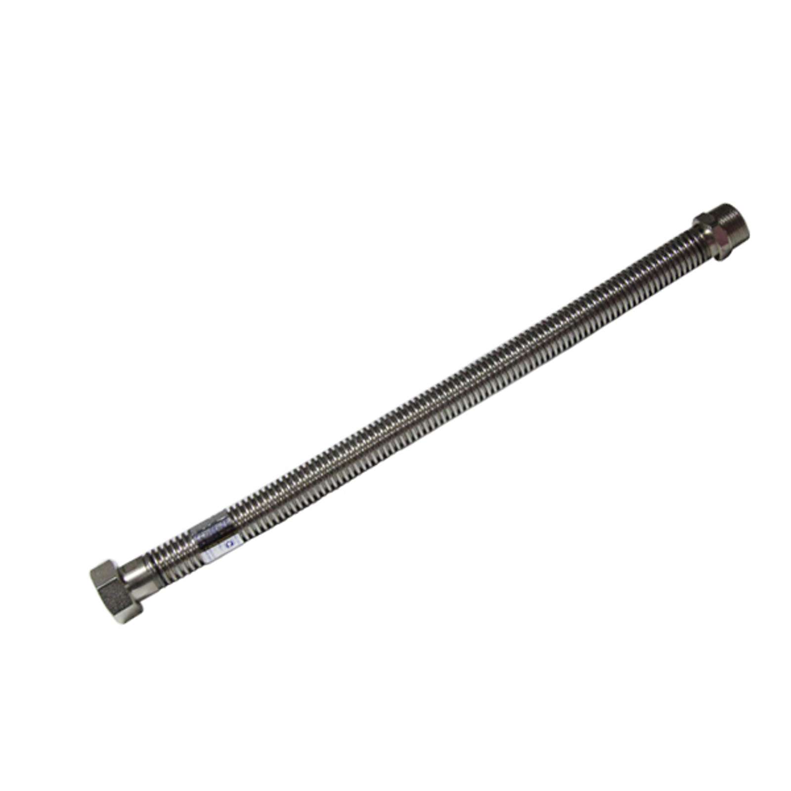 Металлическая подводка для газа 3/4" 1,2 м (гайка/штуцер)