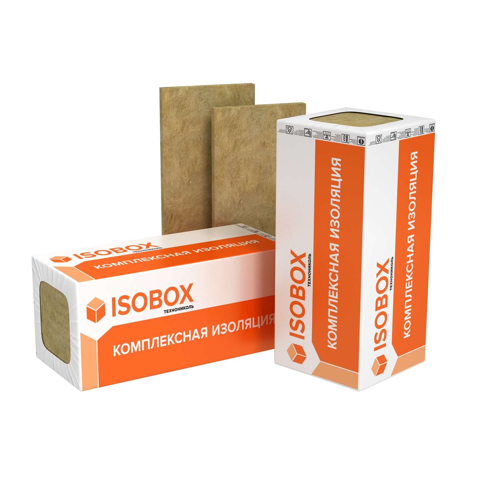 Утеплитель Isobox Фас 10 36λ (1200х600х100мм) 3 шт/уп