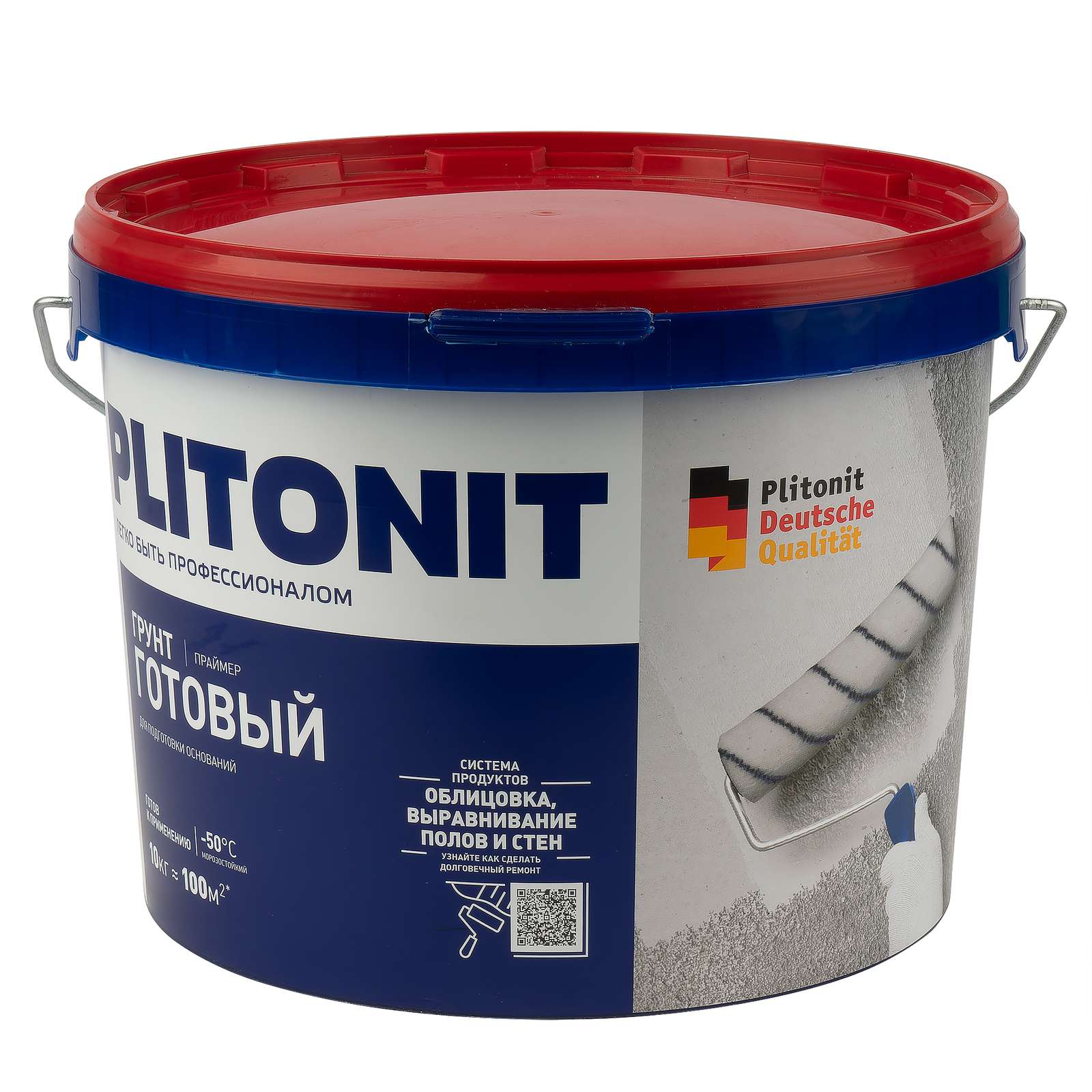 Грунт PLITONIT готовый в вёдрах, 10л