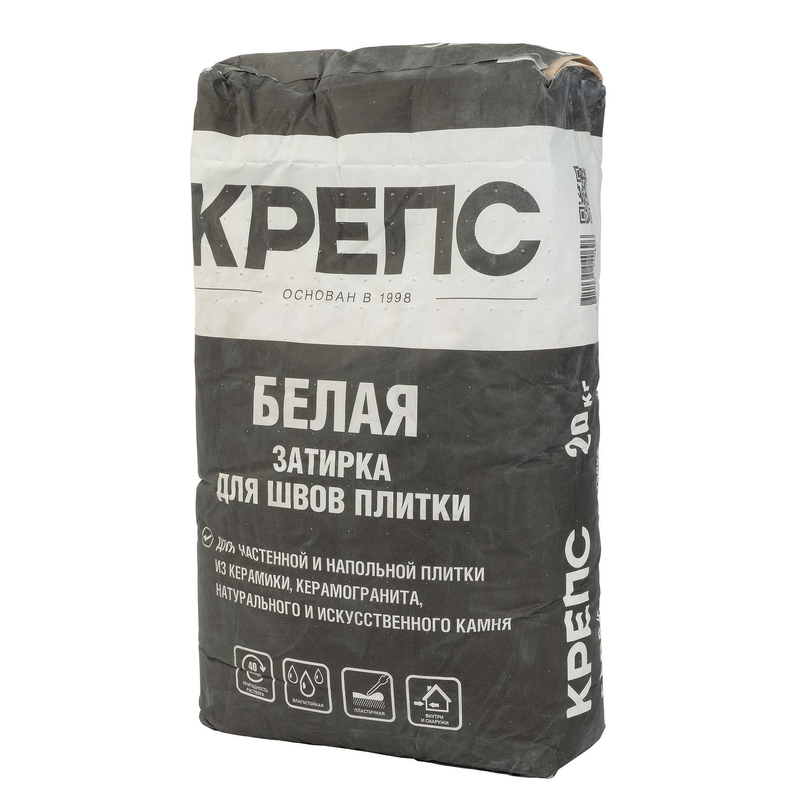 Затирка Крепс белая, 20 кг
