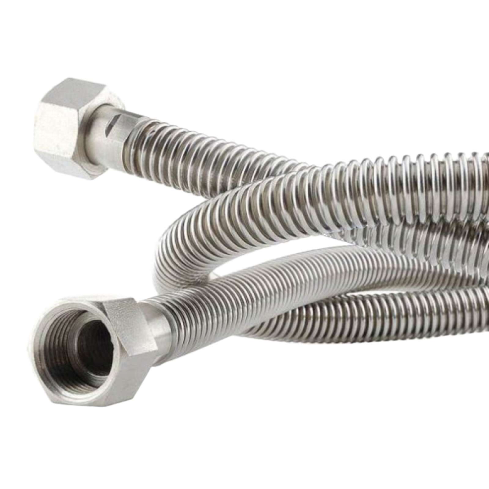 Металлическая подводка для газа 3/4" 1,2 м (гайка/гайка)