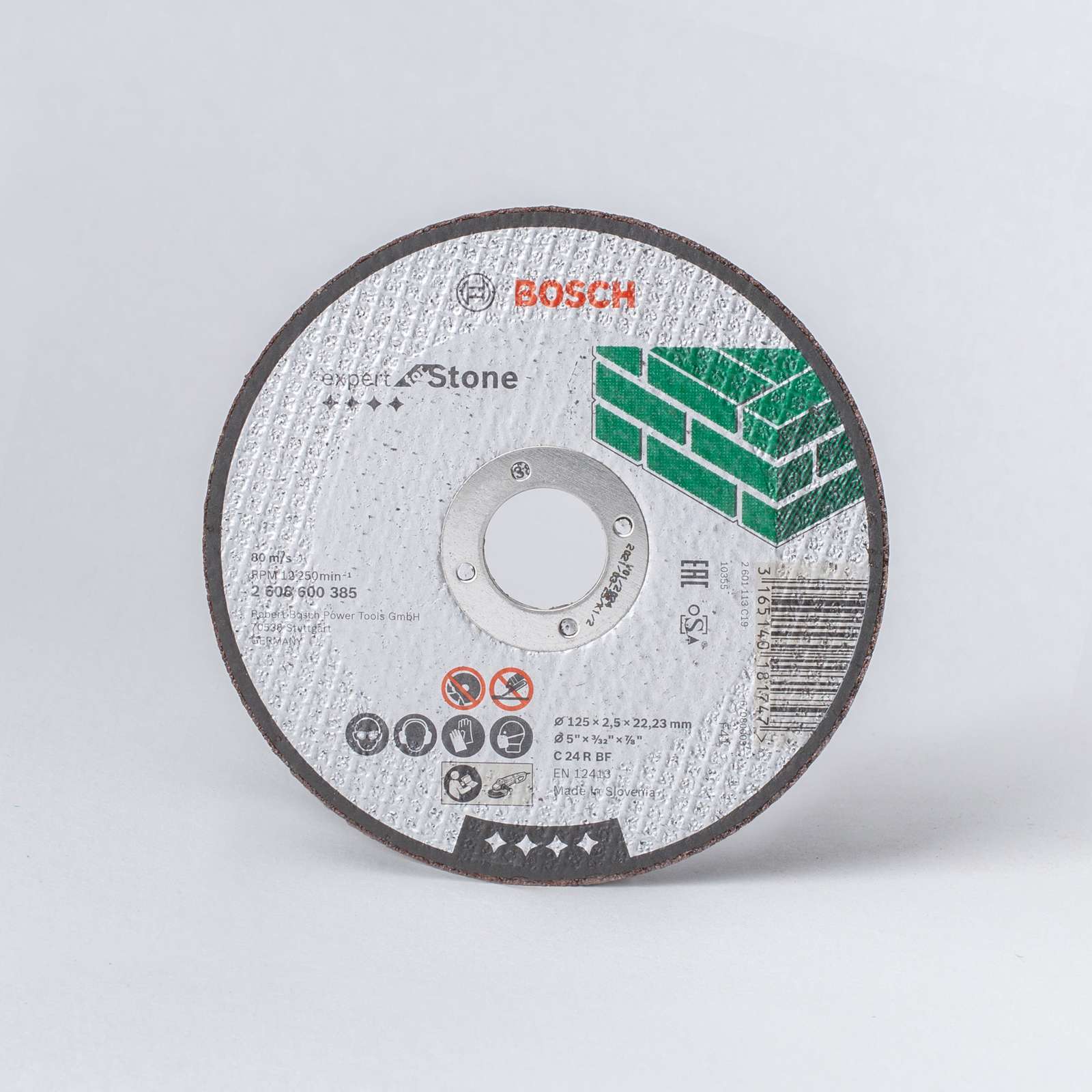 Круг по камню отрезной 125х2,5мм, BOSCH