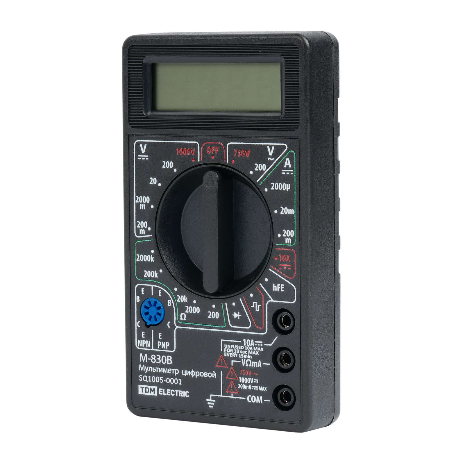 Мультиметр цифровой Universal M830В ИЭК