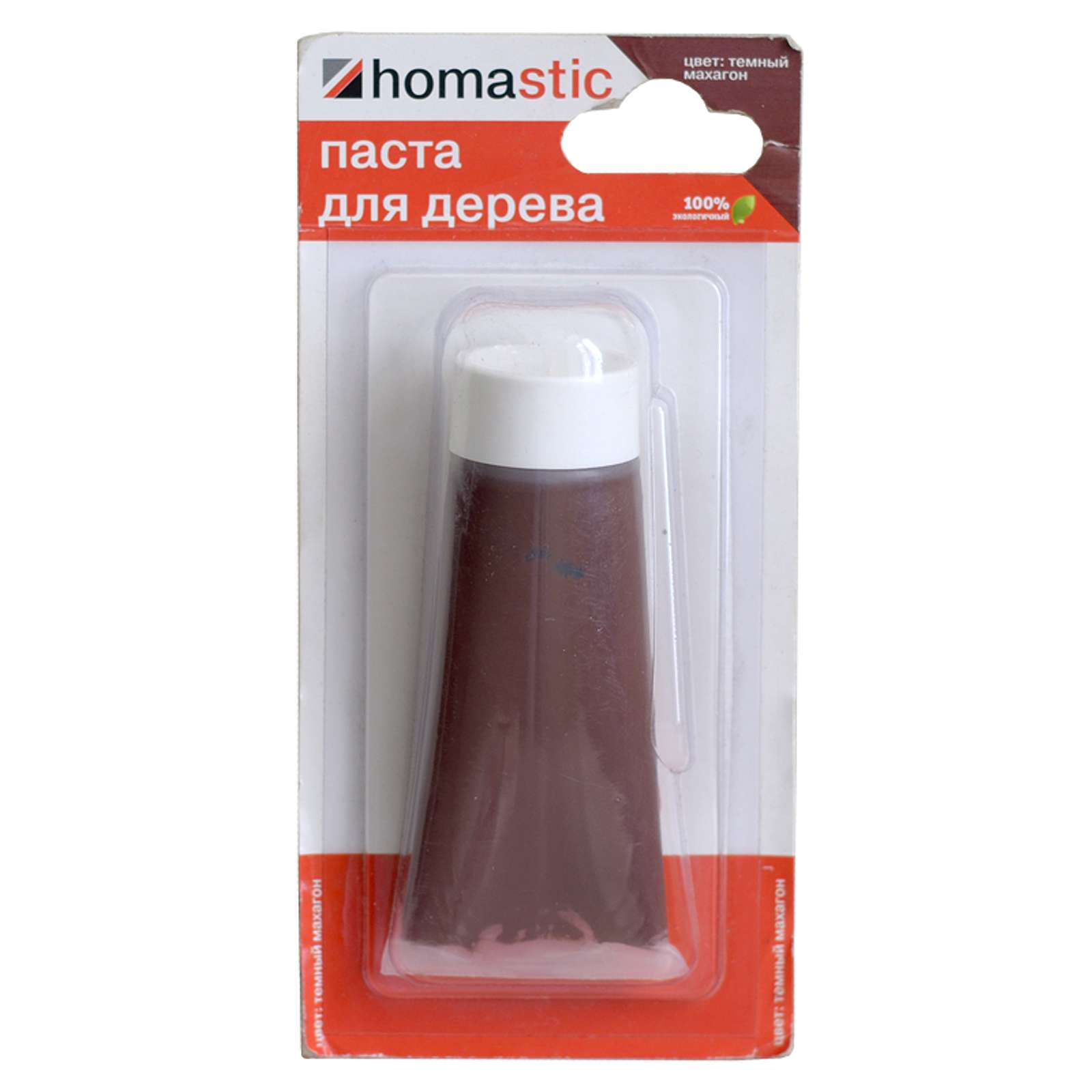 Паста HOMASTIC для восстановления паркета и ламината, Темный Махагон