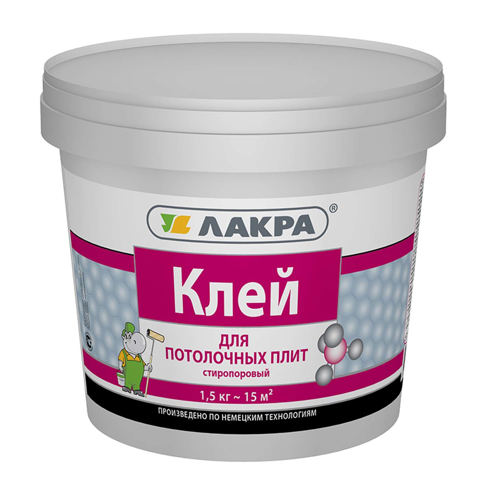Клей для потолочных плит Лакра, 1,5кг