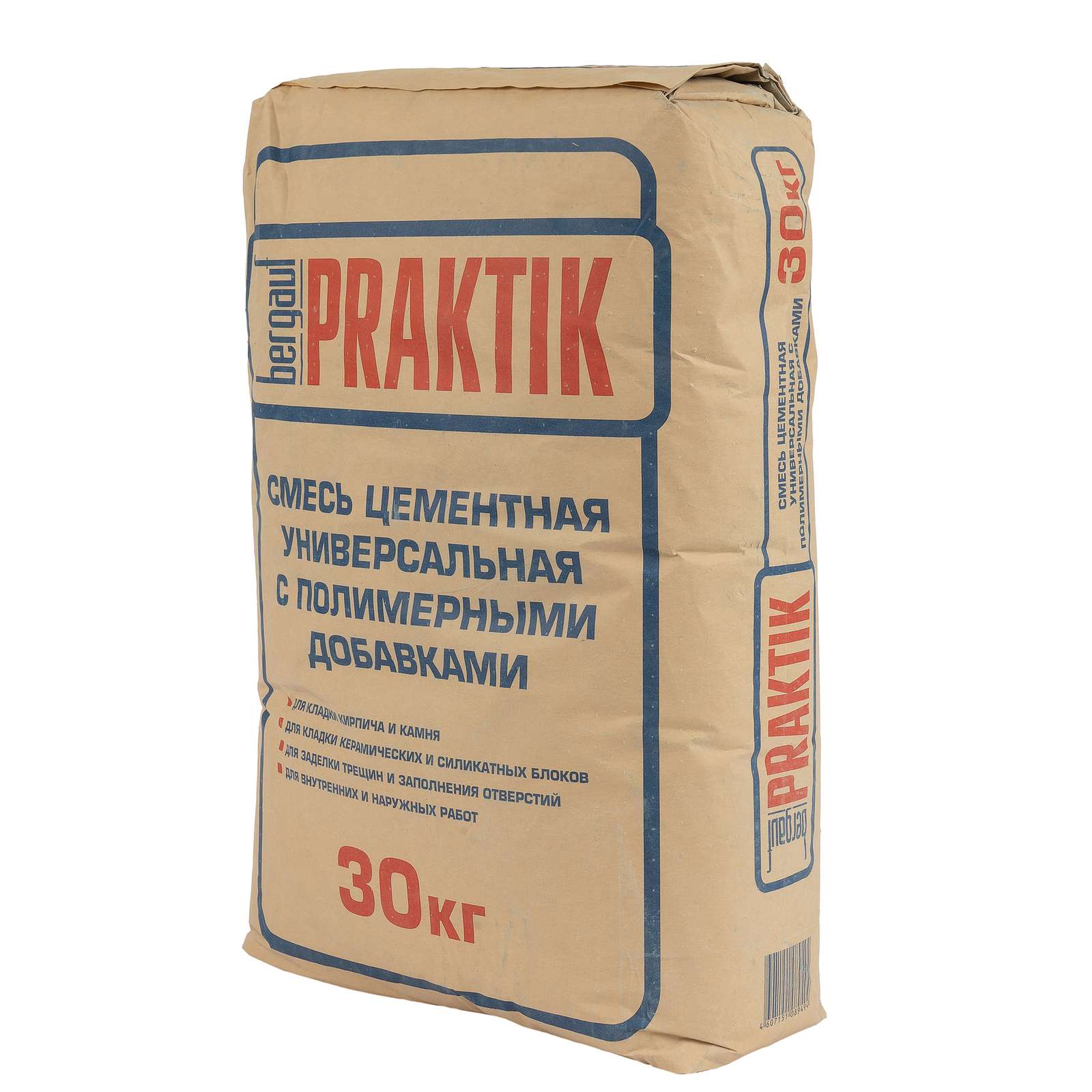 Кладочная цементная смесь Bergauf Praktik М100 морозостойкая, 30 кг