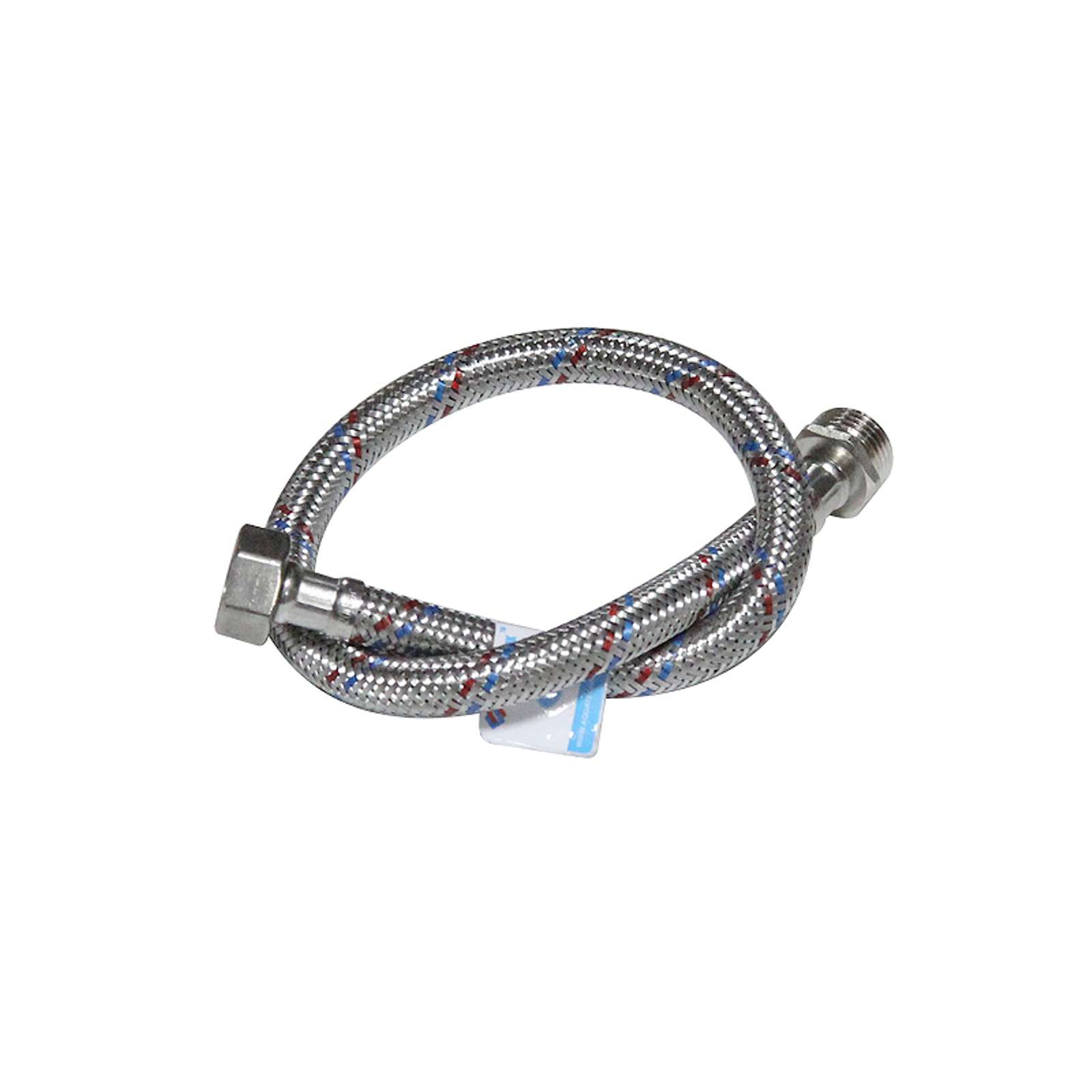 Гибкая подводка для воды 1/2" ВР-НР 100см Aqualine
