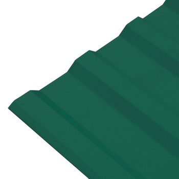 Профнастил МП-20 1150x2000 (ПЭ-RAL 6005-0,45мм) зеленый мох