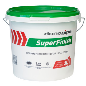 Шпаклевка финишная полимерная Danogips (Sheetrock) SuperFinish 3 л (5 кг)
