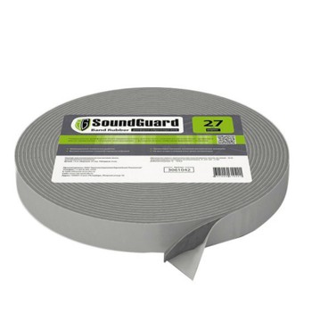 Демпферная виброгасящая лента SoundGuard Band Rubber 12000х27х4 мм
