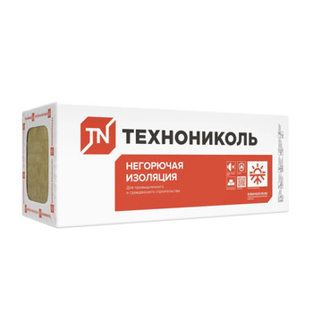 Утеплитель ТехноНИКОЛЬ Техновент Стандарт 80 кг/м³ 36λ (1200х600х50мм) 6 шт/уп
