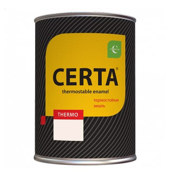 Эмаль термостойкая Certa (до +500°С) красно-коричневая 0,8 кг