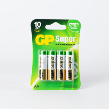 Батарейки алкалиновые GP Super Alkaline 15А АA