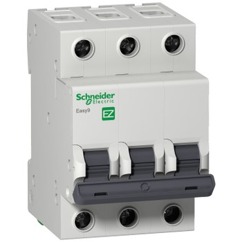 Автоматический выключатель трехполюсный 16А Easy9 Schneider Electric