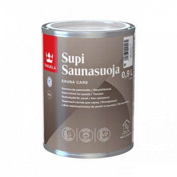 Состав защитный Tikkurila Supi Saunasuoja для стен и потолков бани и сауны 0,9 л