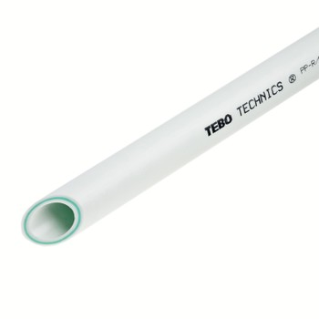 Труба полипропиленовая TEBO (стекловолокно) 40х5,5 SDR 7,4 4м.