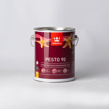 Эмаль алкидная Tikkurila Euro Miralkyd 90 высокоглянцевая, база А, 2,7л